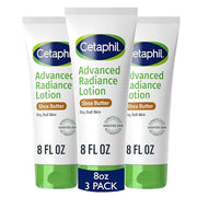 Cetaphil Body Lotion, Advanced Radiance Lotion with Shea Butter for Dry, Sensitive Skin, 8 oz Pack of 3, Fragrance Free, H...