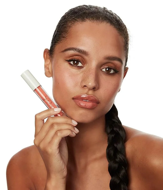 Jillian Dempsey Lip Gloss: Enhance, Hydrate & Smooth Lips with Firming & Plumping Benefits, Vegan, 4ml | Peachy Peach - Pr...