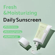 IUNIK Centella Calming Moisture Daily Sunscreen SPF 50+ PA++++ Matte & No White Cast Centella Asiatica w/ Calendula Cleans...