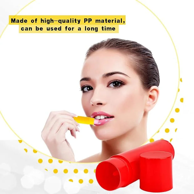 96 Pcs 5g Lip Balm Tubes bulk Plastic Empty Lip Balm Containers Refillable Rotatable Lipstick Tubes DIY Lip Gloss Balm Tub...