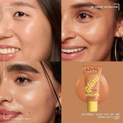 NYX PROFESSIONAL MAKEUP Buttermelt Glaze Soft Glow Skin Tint + SPF 30, Up To 12HR Wear, 03 Cashew Butta - Product Image