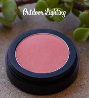 Dusty Coral Peach Pink Orange Sunkissed Shimmering Shimmer Pressed Powder Single Eyeshadow; Talc, Paraben & Cruelty Free -...