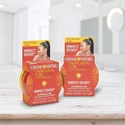 Creme of Nature with Argan Oil From Morocco Perfect Edges Hair Gel, 24 Hour Hold with Moisture and Exotic Shine, Black, 2....