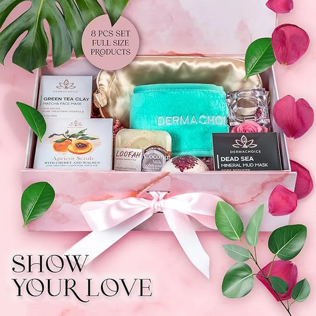 Skin Repair Spa Gift Set - 8 Piece Skin Care Products for Women, Beauty & Personal Care - Full Size Skincare Set Spa Gift ...