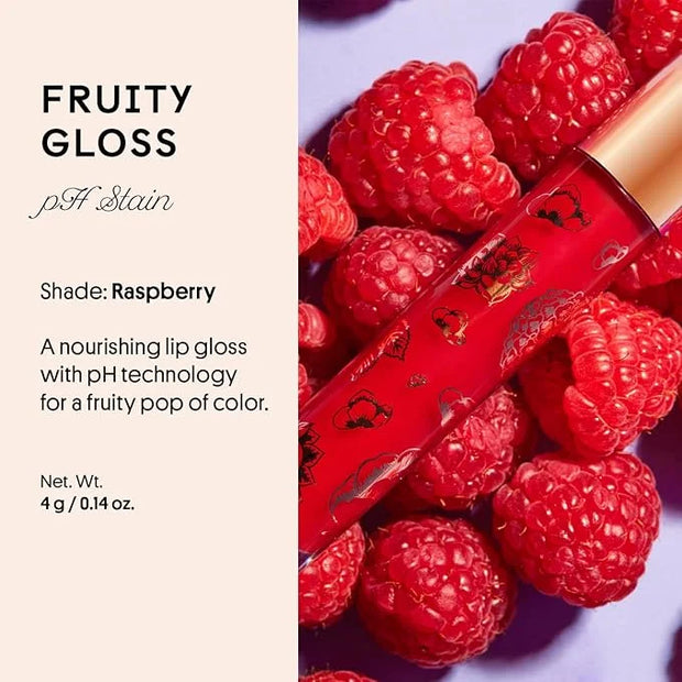 Winky Lux Fruity Gloss pH Lip Stain, Non Sticky Lip Gloss, Tinted Lip Oil, Lip Lacquer, Yummy Fruit Lipgloss, Jojoba Oil f...