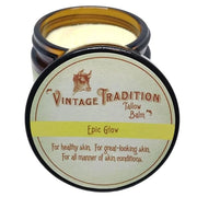 Vintage Tradition Epic Glow Beef Tallow Balm – Glow Boosting Moisturizer with Lavender Oil, Myrrh Oil, Manuka Face Oil, an...