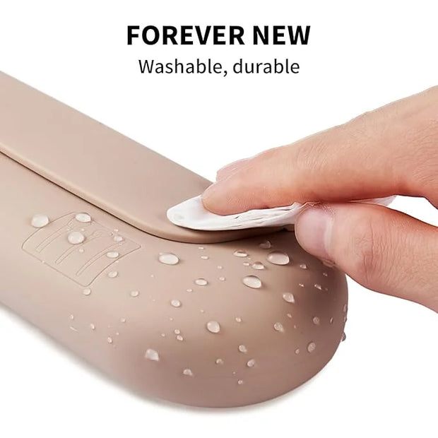 Silicone makeup brush holder travel