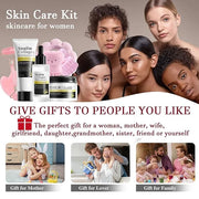 All About Snail Mucin Kit - Anti Aging Skin Care Set for Women - Hydrating Skin Care Routine Kit for Women with Cleanser ,...