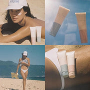 SPF 30 Mineral Sunscreen - Reef Friendly, Ocean Safe, Vegan Sunscreen Lotion for All Ages, No White Residue, Water-Resista...