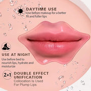 MEICOLY 30 Pads Lip and Eye Mask Sheet Moisturizing Gold Under Eye Mask Gel Crystal Collagen Anti-Aging Eye Patches Dark C...