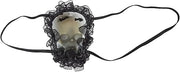 Halloween Punk Skull Eye Mask Dark Gothic Retro Skull Eye Patch Mask Lace Skeleton Single Eye Patch Prom Mask - Product Image
