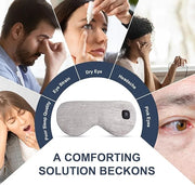 Heated Eye Mask Cordless, Warm Eye Compress for Dry Eyes Stye Blepharitis Chalazion MGD Eye Treatment, Heat Therapy to Unc...