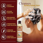 Okay Black Jamaican Castor Oil Shampoo - Natural, Moisturizing Jamaican Castor Shampoo, Strengthen & Restore Damaged Hair ...