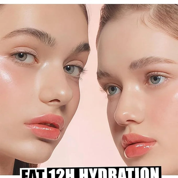 Hydrating Lip Oil, Big Brush Head Glaze Shiny Transparent Glow Oil, Nourishing & Non-sticky Long Lasting Fresh Clear Smoot...