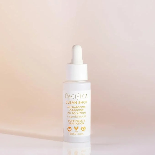 Face Serum by Pacifica - Clean Shot Hyaluronic Acid 5% Solution with Rose, Jasmine & Peony – Hydrating Facial Serum for Al...