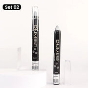 Kaely 2Pcs Cream Eyeshadow Stick Set for Eyes,Dazzling Grey & Silver Shimmer Pen,Eye Brightener Halloween Makeup,sombras p...