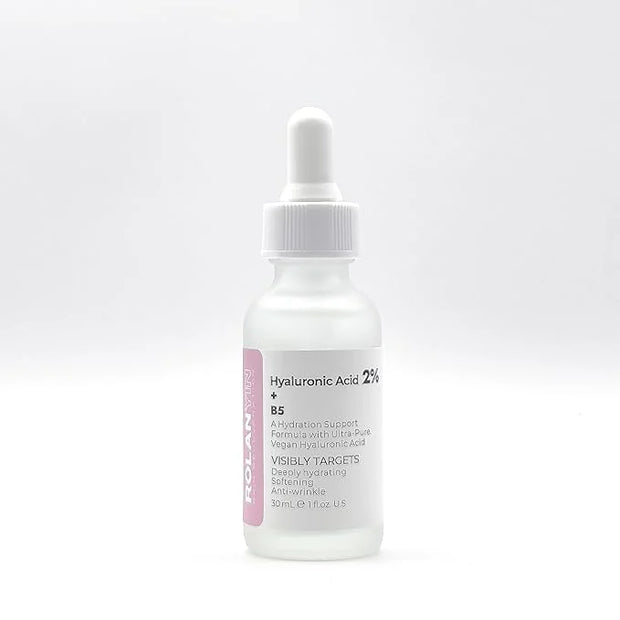 ROLANYIN Hyaluronic Acid 2% + Vitamin B5 Facial Serum for Intense Hydration Plumping and Nourishing Soothing Anti Aging Be...