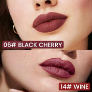 2Pcs Longwear Liquid Lip Liner Stain Marker Pen Set Long Lasting Waterproof, Black Cherry Wine Red Matte Permanent 24 Hour...