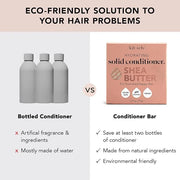Kitsch Shea Butter Conditioner Bar for Hair Hydration | Nourishing Hair Mask | Made in US | Eco-Friendly Zero Waste Solid ...