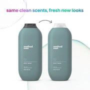 Method Men Body Wash, Sea + Surf, Paraben and Phthalate Free, 18 fl oz (Pack of 1) - Product Image