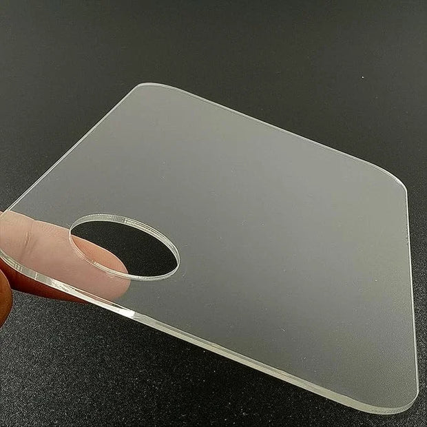 2 Pcs Acrylic Makeup Palette Makeup Mixing Tray