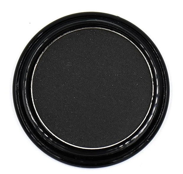 Black Matte Opaque Smokey Eye Onyx Midnight Zero Jet Black Pressed Powder Single Vegan Eyeshadow; Talc, Paraben & Cruelty ...