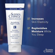 Sudden Change Revitalizing Night Cream - Face Lotion For Deep Wrinkles - Clinically Proven & Recommended By Professionals ...