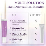 DERMAdoctor DD Eye Dermatologist Formulated Defining Radiance Boosting Caffeine Eye Cream with SPF 30; Eye Cream for Dark ...