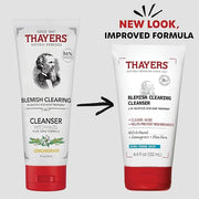 THAYERS Blemish Clearing Face Cleanser with 1.5% Salicylic Acid, Acne Treatment Face Wash, Soothing and Non-Stripping Skin...