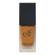 e.l.f. Flawless Satin Foundation, Lightweight & Medium Coverage, Semi-Matte Finish, Vegan & Cruelty-Free, Latte, 0.68 Fl O...