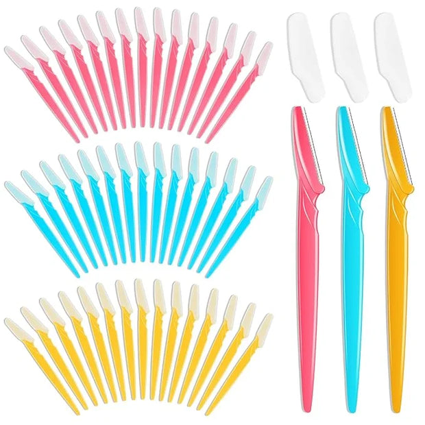 NICEMOVIC 66 Pcs Dermaplane Razor for Women Face, Eyebrow Razors and Face Razors for Women and Men, Multipurpose Facial an...