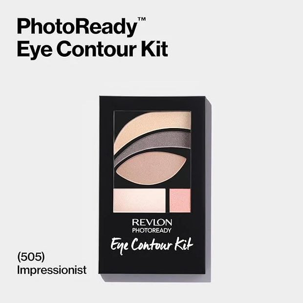 Revlon Eyeshadow Paette, PhotoReady Eye Makeup, Creamy Pigmented in Blendable Matte & Shimmer Finishes 505 Impressionist, ...