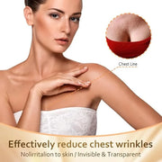 2 PACK - Chest Wrinkle Pads-Decollete Anti Wrinkle Chest Pads - Silicone Patches for Wrinkles - Reusable Wrinkle Pads for ...