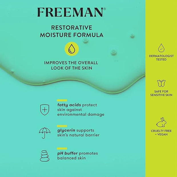 Freeman Rich Cream + Overnight Leave-On, Moisturizing Face Mask, Facial Mask For Dry Skin, Face Cream Infused With Magnesi...