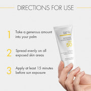 100% Mineral Sunscreen with Zinc Oxide & Titanium Dioxide | Blends Seamlessly for Healthy Glow with Vitamin E & Niacinamid...