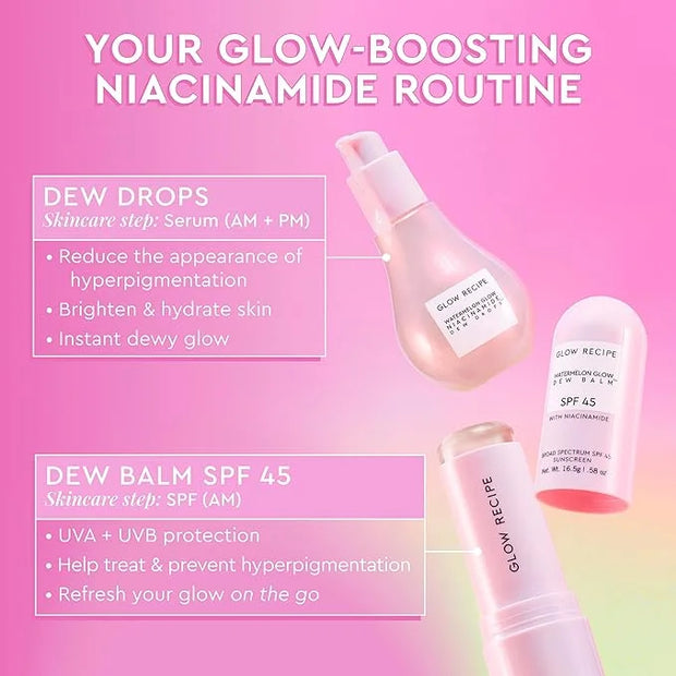 Glow Recipe Face Sunscreen Stick SPF 45 - Travel Size Roll On Korean Sunscreen with Hydrating Hyaluronic Acid & Niacinamid...