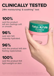 I DEW CARE Heartleaf Face Cream - Chill Kitten | Moisturizer with Moringa Seed, Prickly Pear, Aloe Vera Gel, Cactus Oil-Fr...