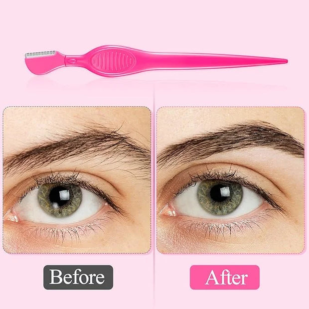 Mudder 21 Pcs Eyebrow Razor Eyebrow Shaver Facial Razor Multipurpose Face Trimmers with Precision Cover for Women Makeup C...