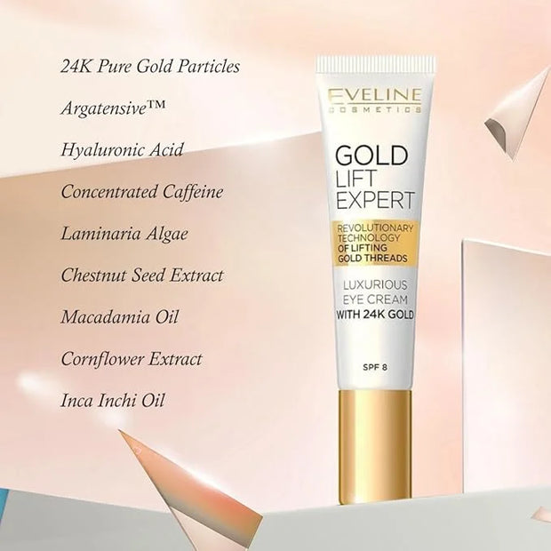 Cosmetics Gold Lift 24karat Gold Expert Anti-Wrinkle Eye Cream 15 ml - Product Image