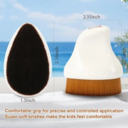 Sunscreen Applicator for Kids,Sunscreen Brush Sunblock Applicator with Protective Case for Kids,Baby,Adult,Beach Essential...