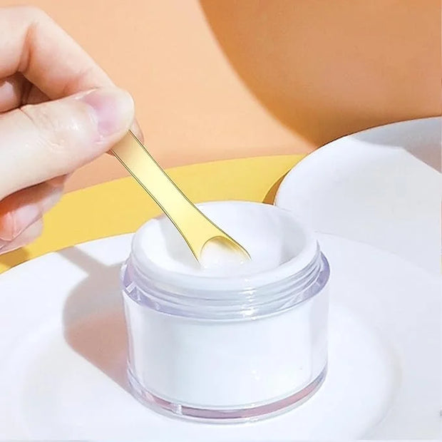 Mini Metal Makeup Spatula Skin Care Cosmetic Spoon Reusable Applicator, Beauty Scoop for Facial Cosmetic for Face Mask Cre...