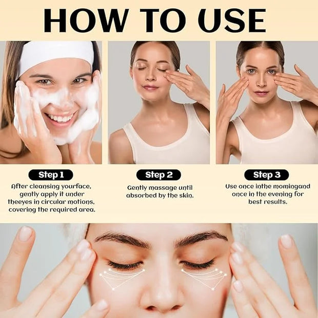Eye Serum Stick, Stick For Under Eye Bags, Eyebalm,Deeply Moisturizes,Reduce Fine Lines (3pcs) - Product Image