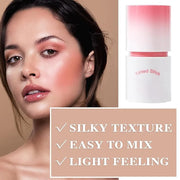 Cream Blush Stick with Brush and Makeup Sponge,Waterproof Multi Cream Makeup Stick,Lightweight,Long-lasting,2 in 1 Multi B...