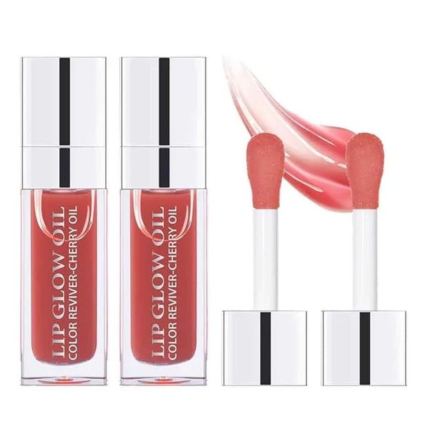 Hydrating Lip Glow Oil, Plumping Lip Gloss, Moisturizing Lip Oil Gloss, Transparent Moisturizing Lip Balm, Natural Lip Plu...