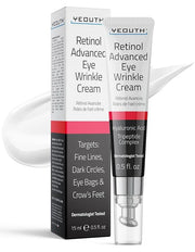 YEOUTH Retinol Eye Cream Anti Aging, Firming Under Eye Cream for Puffiness and Bags Under Eyes for Wrinkles and Dark Circl...