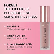 Women's Forget The Filler Lip Plumper Line Gloss, George, Pink, 0.11 Fl Oz (Pack of 1) - Product Image