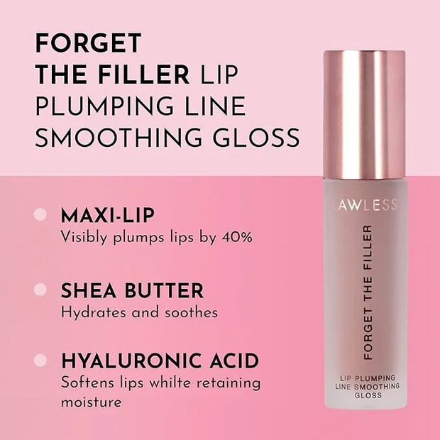 Women's Forget The Filler Lip Plumper Line Gloss, George, Pink, 0.11 Fl Oz (Pack of 1) - Product Image