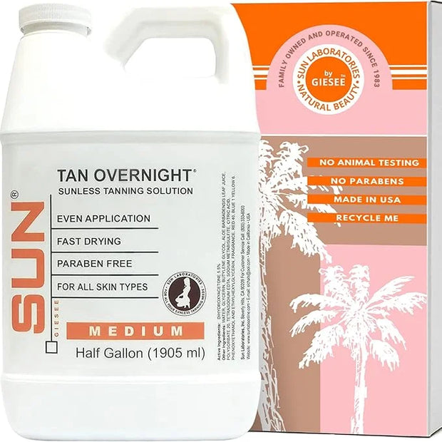 Sun Labs Spray Tan Micro Mist for a Golden Glow - Medium - 1 1/2 Gallon Bottle