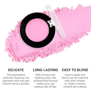 Monochrome Matte Eyeshadow Makeup Palette, Highly Pigmented Purple Pink Eyeshadow Palette, Matte Pressed Powder Eye shadow...