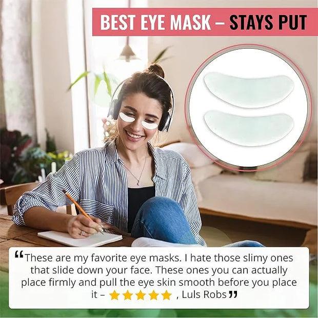 Under Eye Patches for Dark Circles and Puffiness (20 Pairs) - Korean Skin Care Caffeine Collagen Eye Patches for Puffy Eye...